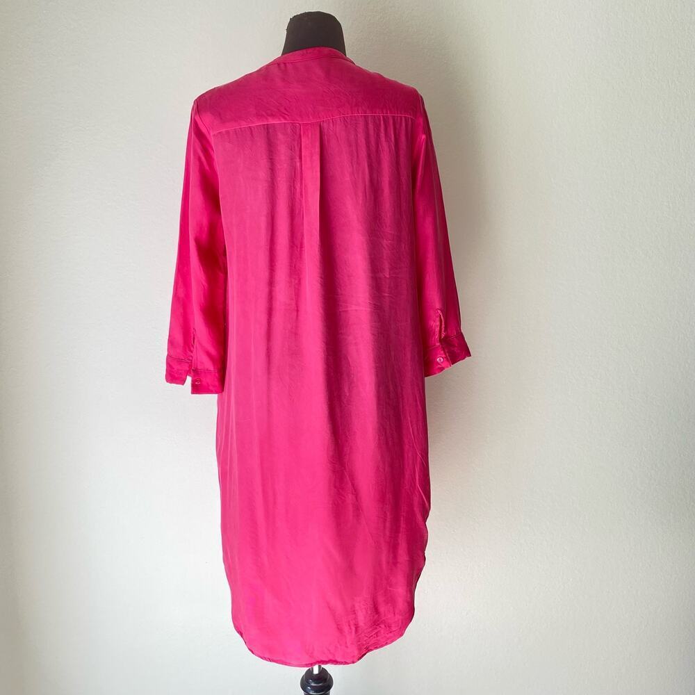 Joh Anthropologie sz M button down oversized shift minimalist tunic dress - Picture 5 of 8